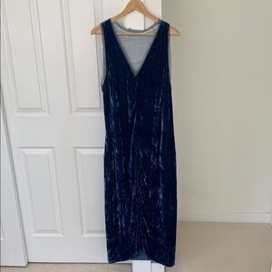 Hazel Brown Velvet Dress